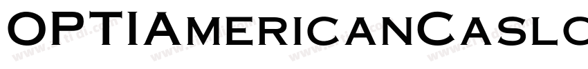 OPTIAmericanCaslon I字体转换